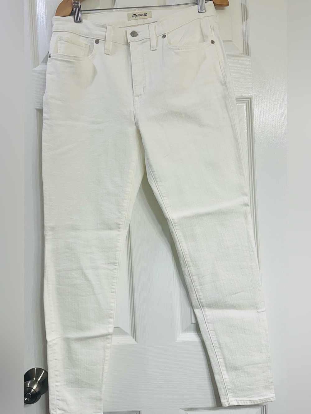 Madewell White Skinny Jeans - Size 31